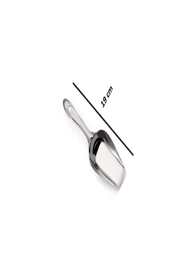 Pass passStainless Steel Atta Scoop and Daal Spoon Multipurpose Kitchen Serving and Measuring Spoon Set Pack of 3 - Image 2